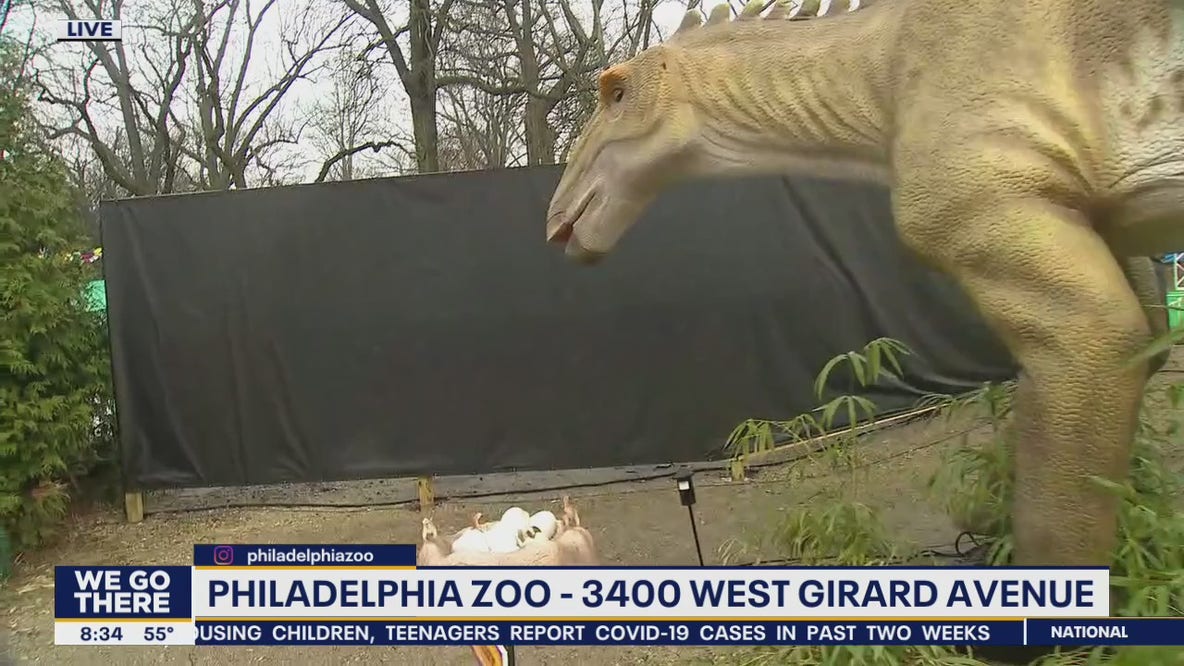 Philadelphia Zoo hosts Big Time Interactive Dinosaur Exhibit